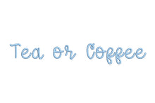 Tea Or Coffee Medium ESA Font