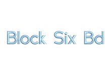 Bold Block 6 ESA Font