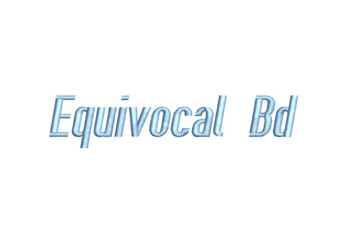 Equivocal Bd ESA Font