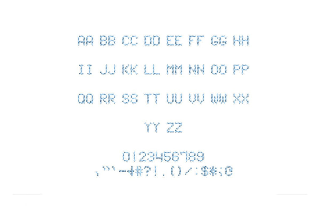Scoreboard ESA Font – digitizingwithlove