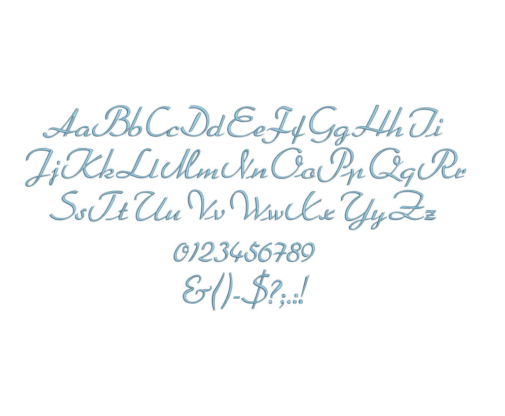 Arabella Script font formats bx (compatible with 17 machine file forma ...