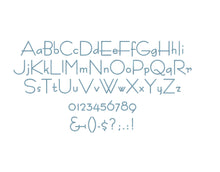 Bernardo Moda embroidery font formats dst, exp, pes, jef and xxx, Sizes 1, 1.5 and 2 inches, instant download