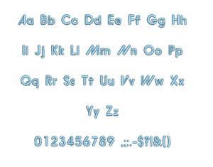 Wasabe font formats bx (which converts to 17 machine formats), + pes, Sizes 0.25 (1/4), 0.50 (1/2), 1, 1.5 and 2"