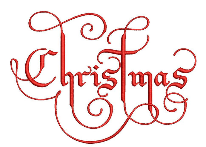 Christmas embroidery design formats bx (17 machine formats), + pes, Sizes 3, 3.5, 3.8 (4x4 hoop), 4.5, 5, 5.5, and 6 inches