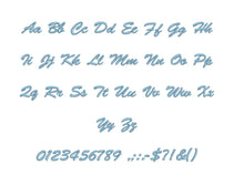 Marquise embroidery BX font Sizes 0.25 (1/4), 0.50 (1/2), 1, 1.5, 2, 2.5, 3, 3.5, 4, 4.5, 5, 5.5, 6, 6.5, and 7 inches