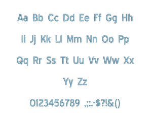 Blue Highway™ block embroidery BX font Sizes 0.25 (1/4), 0.50 (1/2), 1, 1.5, 2, 2.5, 3, 3.5, 4, 4.5, 5, 5.5, 6, 6.5, and 7 inches (RLA)