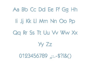 Belladonte embroidery font PES format 15 Sizes 0.25 (1/4), 0.5 (1/2), 1, 1.5, 2, 2.5, 3, 3.5, 4, 4.5, 5, 5.5, 6, 6.5, and 7 inches