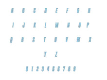 Containment Solid™ embroidery font PES 15 Sizes 0.25 (1/4), 0.5 (1/2), 1, 1.5, 2, 2.5, 3, 3.5, 4, 4.5, 5, 5.5, 6, 6.5, and 7 inches (RLA)