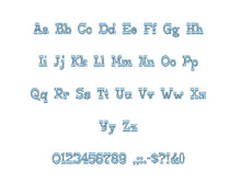 Edmunds™ block embroidery BX font Sizes 0.25 (1/4), 0.50 (1/2), 1, 1.5, 2, 2.5, 3, 3.5, 4, 4.5, 5, 5.5, 6, 6.5, and 7" (RLA)