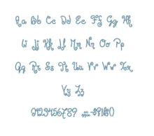 Jandles™ embroidery BX font Sizes 0.25 (1/4), 0.50 (1/2), 1, 1.5, 2, 2.5, 3, 3.5, 4, 4.5, 5, 5.5, 6, 6.5, and 7 inches (RLA)