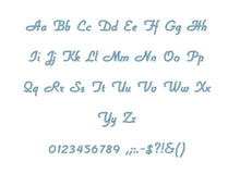 Lonsdale™ embroidery font PES 15 Sizes 0.25 (1/4), 0.5 (1/2), 1, 1.5, 2, 2.5, 3, 3.5, 4, 4.5, 5, 5.5, 6, 6.5, and 7" (RLA)