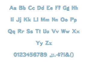 Bench Grinder™ block embroidery font PES format 15 Sizes 0.25 (1/4), 0.5 (1/2), 1, 1.5, 2, 2.5, 3, 3.5, 4, 4.5, 5, 5.5, 6, 6.5, and 7" (RLA)