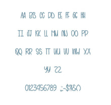 Hot And Black Tea embroidery font PES format 15 Sizes 0.25 (1/4), 0.5 (1/2), 1, 1.5, 2, 2.5, 3, 3.5, 4, 4.5, 5, 5.5, 6, 6.5, 7" (MHA)