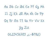 Desard™ embroidery font PES 15 Sizes 0.25 (1/4), 0.5 (1/2), 1, 1.5, 2, 2.5, 3, 3.5, 4, 4.5, 5, 5.5, 6, 6.5, and 7" (RLA)