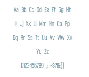 Libel Suit Light™ block embroidery BX font Sizes 0.25 (1/4), 0.50 (1/2), 1, 1.5, 2, 2.5, 3, 3.5, 4, 4.5, 5, 5.5, 6, 6.5, and 7 inches (RLA)