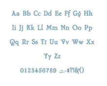 Cheboygan embroidery BX font Sizes 0.25 (1/4), 0.50 (1/2), 1, 1.5, 2, 2.5, 3, 3.5, 4, 4.5, 5, 5.5, 6, 6.5, and 7 inches