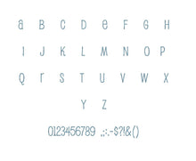 Pupcat Light™ embroidery BX font Sizes 0.25 (1/4), 0.50 (1/2), 1, 1.5, 2, 2.5, 3, 3.5, 4, 4.5, 5, 5.5, 6, 6.5, and 7 inches (RLA)