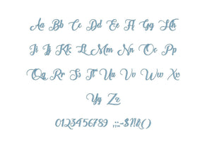 The Heart of Everything embroidery font PES format 15 Sizes 0.25, 0.5, 1, 1.5, 2, 2.5, 3, 3.5, 4, 4.5, 5, 5.5, 6, 6.5, and 7" (MHA)