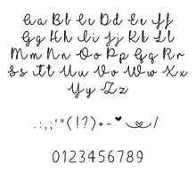 I Love Glitter alphabet svg/eps/dxf cutting files (MHA)