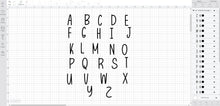 Let That Be Enough font svg/eps/dxf alphabet cutting files (MHA)