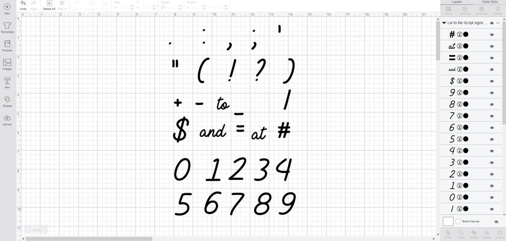 Lie To Me Script font svg/eps/dxf alphabet cutting files (MHA ...