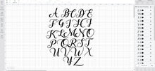 The Heart of Everything font svg/eps/dxf alphabet cutting files (MHA)