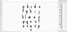 Basically Yes font svg/eps/dxf alphabet cutting files (MHA)