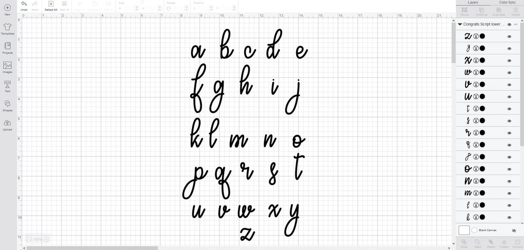 Congrats Script font svg/eps/dxf alphabet cutting files (MHA ...