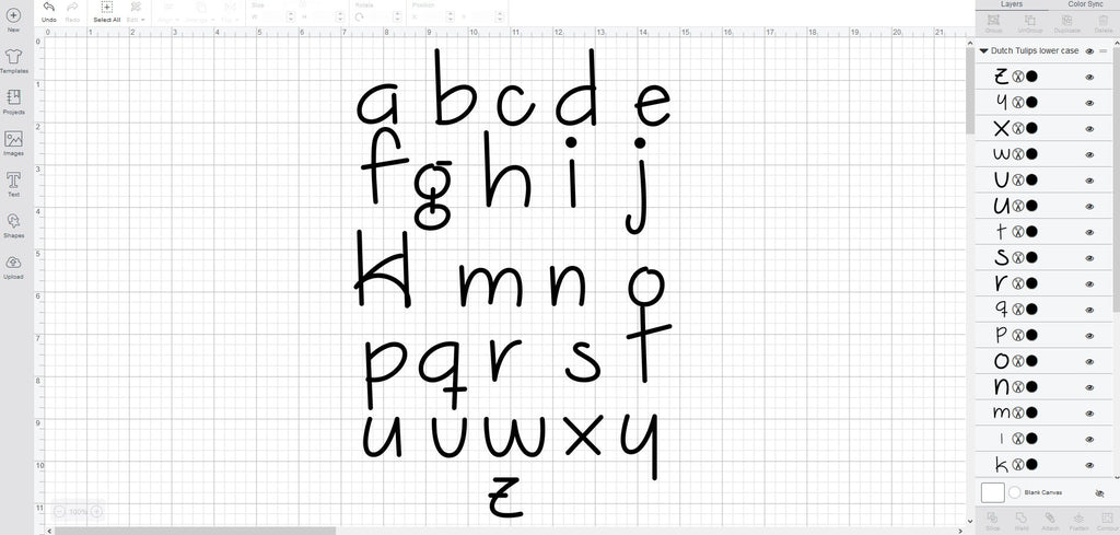 Dutch Tulips font svg/eps/dxf alphabet cutting files (MHA ...