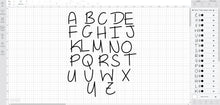 Dutch Tulips font svg/eps/dxf alphabet cutting files (MHA)