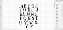 Give Me Some Sugar alphabet svg/eps/dxf cutting files