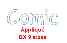 Comic Applique BX font 9 sizes