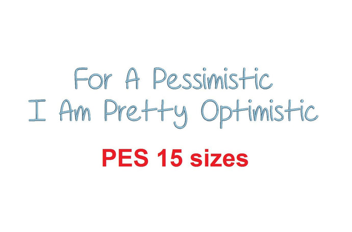 For A Pessimistic embroidery font PES format 15 Sizes 0.25 (1/4), 0.5 (1/2), 1, 1.5, 2, 2.5, 3, 3.5, 4, 4.5, 5, 5.5, 6, 6.5, 7