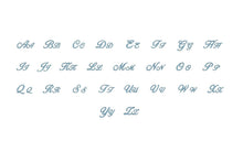 Ballantines Monogram font PES format Satin Stitches 15 Sizes 0.25 (1/4) up to 7 inches